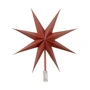 Broste Copenhagen - Top Star Christmas tree top, Ø 30 cm, pompeian red