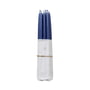 Broste Copenhagen - Tapers dipped pointed candle, Ø 1.2 cm, baja blue (set of 10)