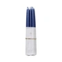 Broste Copenhagen - Tapers dipped pointed candle, Ø 1.2 cm, baja blue (set of 10)