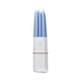 Broste Copenhagen - Tapers dipped pointed candle, Ø 1.2 cm, plein air light blue (set of 10)