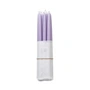 Broste Copenhagen - Tapers dipped taper candle, Ø 1.2 cm, orchid light purple (set of 10)