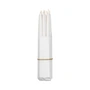 Broste Copenhagen - Tapers dipped pointed candle, Ø 1.2 cm, pure white (set of 10)