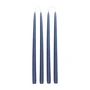 Broste Copenhagen - Dipped stick candle, Ø 2.2 cm, baja blue (set of 4)