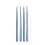 Broste Copenhagen - Dipped stick candle, Ø 2.2 cm, plein air light blue (set of 4)