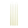 Broste Copenhagen - Dipped stick candle, Ø 2.2 cm, light green (set of 4)