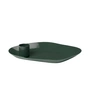 Broste Copenhagen - Mie Candle tray, 15 x 11 x 3 cm, forest green