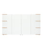 Tojo - Stau Sideboard side, 200 x 110 cm, white