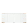 Tojo - Stau Sideboard low, 200 x 75 cm, white