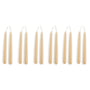 Hay - Mini Colonical candles, h 14 cm, beige (set of 12)