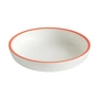 HAY - Sobremesa serving bowl, small, white with red rim