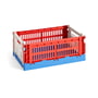 Hay - Colour Crate Mix basket S, 26.5 x 17 cm, red, recycled
