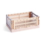 Hay - Colour Crate Mix basket S, 26.5 x 17 cm, powder, recycled