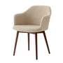 & Tradition - Rely HW79 armchair, frame walnut / beige (Karakorum 003)