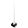 Stoff Nagel - Reflect Candlestick, large, black / chrome