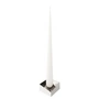 Stoff Nagel - Reflect Candle holder, large, chrome