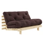 Karup Design - Roots Sofa bed, 140 x 200 cm, natural pine / brown (715)