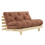 Karup Design - Roots Sofa bed, 140 x 200 cm, natural pine / clay brown (759)