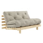 Karup Design - Roots Sofa bed, 140 x 200 cm, natural pine / linen (914)