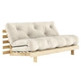 Karup Design - Roots Sofa bed, 160 x 200 cm, natural pine / linen (914)