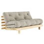 Karup Design - Roots Sofa bed, 160 x 200 cm, natural pine / linen (914)