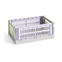 Hay - Colour Crate Mix basket S, 26.5 x 17 cm, lavender, recycled