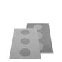 Pappelina - Vera reversible rug 2. 0, 70 x 120 cm, grey / granit metallic