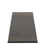 Pappelina - Edit carpet, 70 x 120 cm, black / charcoal / granit metallic