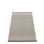 Pappelina - Edit carpet, 70 x 120 cm, charcoal / warm grey / stone metallic