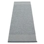 Pappelina - Edit carpet, 70 x 200 cm, granit / grey metallic