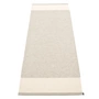 Pappelina - Edit carpet, 70 x 200 cm, linen / vanilla / stone metallic