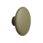 Muuto - Wall hook "The Dots" single medium, brown green