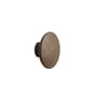 Muuto - Wall hook "The Dots" single X-Small, stained dark brown