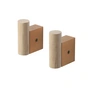 Muuto - Attach Wall hooks, oak / burnt orange (set of 2)