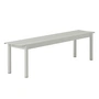 Muuto - Linear Steel Bench Outdoor, 170 cm, gray