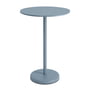 Muuto - Linear Steel Bistro table Outdoor, Ø 70 x H 105 cm, light blue