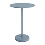 Muuto - Linear Steel Bistro table Outdoor, Ø 70 x H 105 cm, light blue