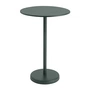 Muuto - Linear Steel Bistro table Outdoor, Ø 70 x H 105 cm, dark green