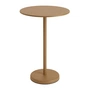 Muuto - Linear Steel Bistro table Outdoor, Ø 70 x H 105 cm, burnt orange