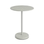 Muuto - Linear Steel Bistro table Outdoor, Ø 70 x H 95 cm, gray