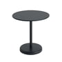 Muuto - Linear Steel Bistro table Outdoor, Ø 70 x H 73 cm, black