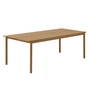 Muuto - Linear Steel Outdoor Garden table, 220 x 90 cm, burnt orange