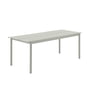 Muuto - Linear Steel Outdoor Garden table, 200 x 75 cm, gray