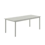 Muuto - Linear Steel Outdoor Garden table, 200 x 75 cm, gray