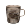 Marimekko - Oiva Siirtolapuutarha Mug with handle 250 ml, terra / black