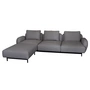 Cane-line - Aura Sofa 2, 3-seater, dark gray, (Cane-line Ambience)