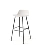 & Tradition - Rely HW86 Bar stool, white / black