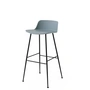 & Tradition - Rely HW86 Bar stool, light blue / black