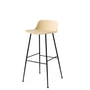 & Tradition - Rely HW86 Bar chair, beige sand / black