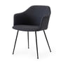 & Tradition - Rely HW35 Armchair, black / Kvadrat Re-Wool 198