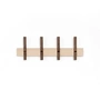 We Do Wood - Roon & Rahn Reces Wall coat rack, 48 cm, oak nature / smoked